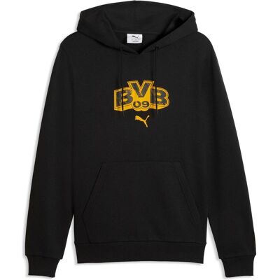 Puma Herren, Pullover, BVB FtblCulture Hoodie, Schwarz, Gelb, (3XL) Puma Herren, Pullover, BVB FtblCulture Hoodie, Schwarz, Gelb, (3XL)