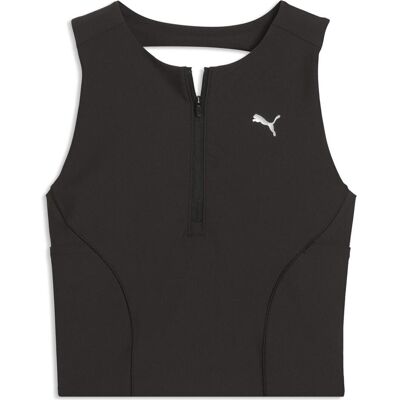 Puma Damen, Sportshirt, W Run Lightstride Crop Top (M), Schwarz, M Puma Damen, Sportshirt, W Run Lightstride Crop Top (M), Schwarz, M