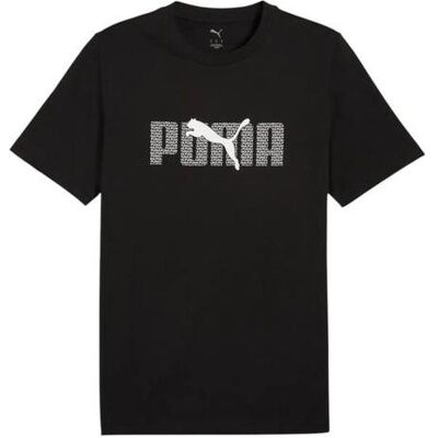 Puma Sportshirt, ESS LOGO LAB Tee Black (M), Schwarz, M Puma Sportshirt, ESS LOGO LAB Tee Black (M), Schwarz, M