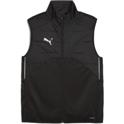 Puma Herren, Laufjacke, teamWINTER Gilet (3XL), Weiss, Schwarz, 3XL Puma Herren, Laufjacke, teamWINTER Gilet (3XL), Weiss, Schwarz, 3XL