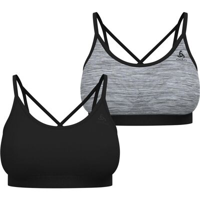 Odlo, Sport-BH, Seamless Low (S), Grau, Schwarz Odlo, Sport-BH, Seamless Low (S), Grau, Schwarz