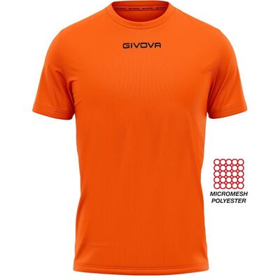 Givova, Herren, Sportshirt, Ein Fussballtrikot (XL), Orange, XL Givova, Herren, Sportshirt, Ein Fussballtrikot (XL), Orange, XL