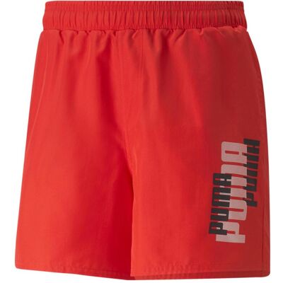 Puma Herren, Sporthose, ESS+ LOGO POWER Woven Shorts 5" (XL), Rot Puma Herren, Sporthose, ESS+ LOGO POWER Woven Shorts 5" (XL), Rot