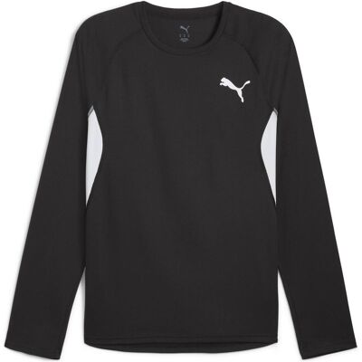 Puma Herren, Sportshirt, M Cross The Line Ls Tee 3.0 (L), Schwarz, Weiss, L Puma Herren, Sportshirt, M Cross The Line Ls Tee 3.0 (L), Schwarz, Weiss, L