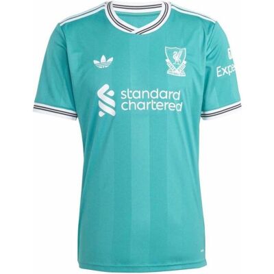 Adidas Herren, Fussballtrikot, Ausweichtrikot des FC Liverpool (XL), Grün, Weiss, XL Adidas Herren, Fussballtrikot, Ausweichtrikot des FC Liverpool (XL), Grün, Weiss, XL