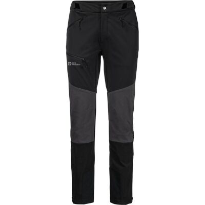 Jack Wolfskin, Herren, Outdoorhose, Salmaser Pants M (58), Schwarz Jack Wolfskin, Herren, Outdoorhose, Salmaser Pants M (58), Schwarz