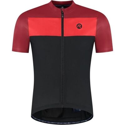Rogelli, Herren, Velotrikot, CORE BLOCK T-shirt black and red XL (XL), Rot, Schwarz, XL Rogelli, Herren, Velotrikot, CORE BLOCK T-shirt black and red XL (XL), Rot, Schwarz, XL
