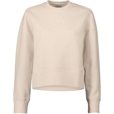 CASALL, Pullover, Kastiges Sweatshirt mit Rundhalsausschnitt, Beige, (M) CASALL, Pullover, Kastiges Sweatshirt mit Rundhalsausschnitt, Beige, (M)