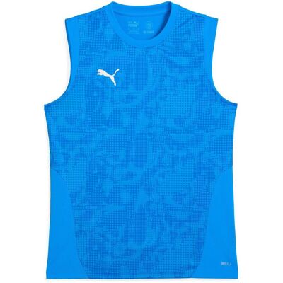 Puma Herren, Sportshirt, teamCUP Training Sleeveless Jersey (M), Blau, M Puma Herren, Sportshirt, teamCUP Training Sleeveless Jersey (M), Blau, M