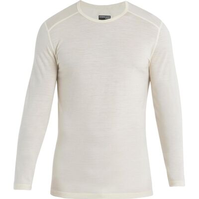 Icebreaker, Herren, Funktionsshirt, 200 Oasis L/S Crewe (L), Weiss, L Icebreaker, Herren, Funktionsshirt, 200 Oasis L/S Crewe (L), Weiss, L