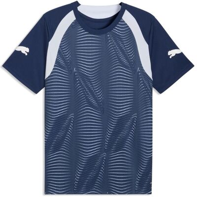 Puma Herren, Sportshirt, individualFINAL Jersey (M), Blau, Weiss, M Puma Herren, Sportshirt, individualFINAL Jersey (M), Blau, Weiss, M
