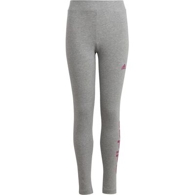 Adidas Unisex, Tights, Kid's Essentials Linear Logo Cotton Leggings (128), Grau Adidas Unisex, Tights, Kid's Essentials Linear Logo Cotton Leggings (128), Grau