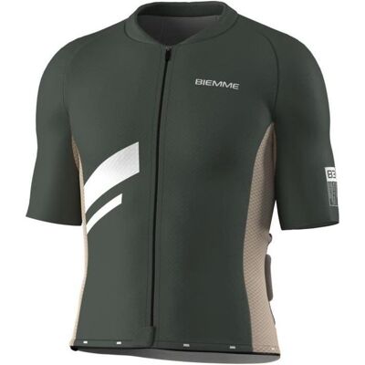 Biemme, Herren, Velotrikot, ARMONIA T-shirt green and sand L (L), Grün, Braun, L Biemme, Herren, Velotrikot, ARMONIA T-shirt green and sand L (L), Grün, Braun, L