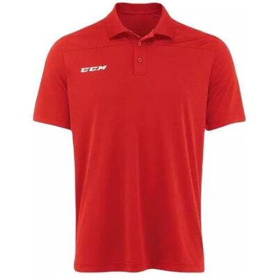 CCM, Sportshirt, Team Pique SR Poloshirt (Rot, S) (S), Rot, S CCM, Sportshirt, Team Pique SR Poloshirt (Rot, S) (S), Rot, S