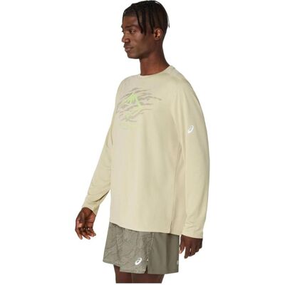 ASICS Performance, Herren, Sportshirt, Fujitrail Logo Langarm-Oberteil Grün (L), Grün, L ASICS Performance, Herren, Sportshirt, Fujitrail Logo Langarm-Oberteil Grün (L), Grün, L