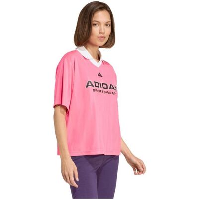 Adidas Damen, Sportshirt, pinkes Damen-Tiro-T-Shirt (XL), Pink, XL Adidas Damen, Sportshirt, pinkes Damen-Tiro-T-Shirt (XL), Pink, XL