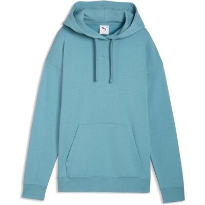 Puma Damen, Pullover, ESS Centered Cat Logo Relaxed Hoodie TR, Blau, (S) Puma Damen, Pullover, ESS Centered Cat Logo Relaxed Hoodie TR, Blau, (S)