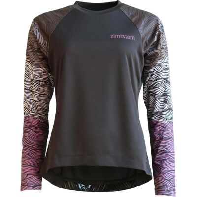 Zimtstern, Damen, Velotrikot, Braapz Shirt L/S Damen Trikot (XS), Schwarz, Grau, XS Zimtstern, Damen, Velotrikot, Braapz Shirt L/S Damen Trikot (XS), Schwarz, Grau, XS