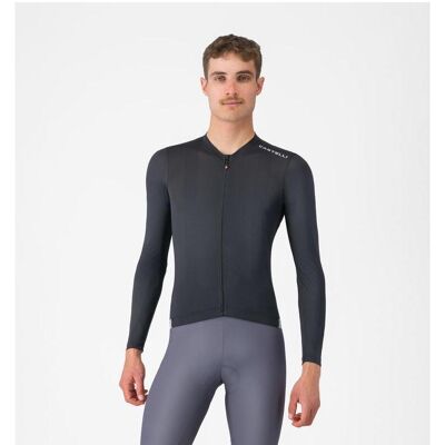Castelli, Herren, Velotrikot, Espresso 2 L/S Jersey (XL), Schwarz, Grau, XL Castelli, Herren, Velotrikot, Espresso 2 L/S Jersey (XL), Schwarz, Grau, XL