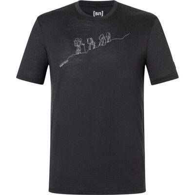 Super Natural, Herren, Sportshirt, Hiking Tee (XXL), Grau, Beige, Schwarz Super Natural, Herren, Sportshirt, Hiking Tee (XXL), Grau, Beige, Schwarz