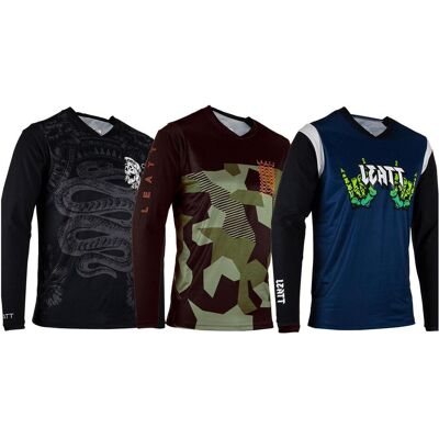Leatt, Herren, Velotrikot, Jersey MTB Gravity 3.0 (S), Braun, S Leatt, Herren, Velotrikot, Jersey MTB Gravity 3.0 (S), Braun, S