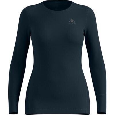 Odlo, Damen, Funktionsshirt, Natural Merino 260 Base Layer Langarmshirt (L), Blau, L Odlo, Damen, Funktionsshirt, Natural Merino 260 Base Layer Langarmshirt (L), Blau, L
