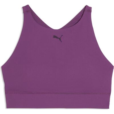 Puma Sport-BH, Shapeluxe High Neck Bra - Mid (M), Violett Puma Sport-BH, Shapeluxe High Neck Bra - Mid (M), Violett