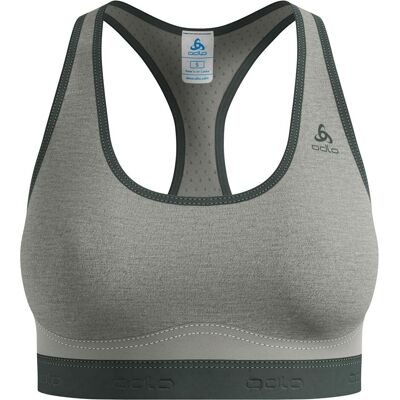 Odlo, Sport-BH, Ascent PW Medium (S), Grün, Grau Odlo, Sport-BH, Ascent PW Medium (S), Grün, Grau