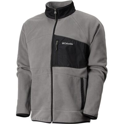 Columbia, Herren, Outdoorjacken, Fast Trek Overlay Full Zip (XL), Schwarz, Grau, XL Columbia, Herren, Outdoorjacken, Fast Trek Overlay Full Zip (XL), Schwarz, Grau, XL
