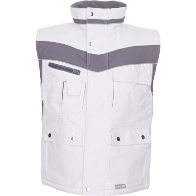 Planam, Damen, Westen, unisex Winterweste PLALINE weiss, zink Grösse XS, Weiss, (XS) Planam, Damen, Westen, unisex Winterweste PLALINE weiss, zink Grösse XS, Weiss, (XS)