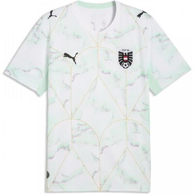 Puma Herren, Fussballtrikot, ÖFB Away Jersey Replica (XS), Weiss, Grün, XS Puma Herren, Fussballtrikot, ÖFB Away Jersey Replica (XS), Weiss, Grün, XS