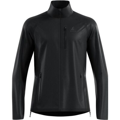 Odlo, Herren, Langlaufjacke, Isolierte und wasserdichte Zeroweight Dual Dry Langlaufjacke (M), Schwarz, M Odlo, Herren, Langlaufjacke, Isolierte und wasserdichte Zeroweight Dual Dry Langlaufjacke (M), Schwarz, M