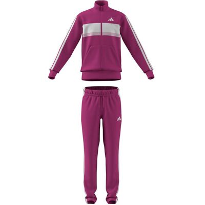 Adidas Unisex, Trainingsjacken, Tiberio 3 Stripes Tracksuit Set (128), Pink, 128 Adidas Unisex, Trainingsjacken, Tiberio 3 Stripes Tracksuit Set (128), Pink, 128