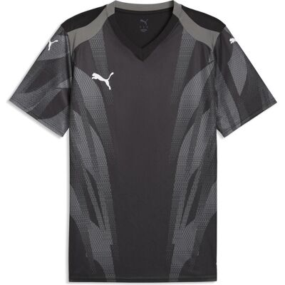 Puma Herren, Sportshirt, teamFINAL Graphic+ Jersey (M), Weiss, Schwarz, M Puma Herren, Sportshirt, teamFINAL Graphic+ Jersey (M), Weiss, Schwarz, M