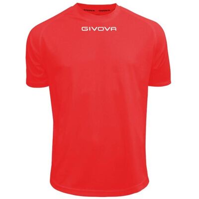 Givova, Herren, Sportshirt, Ein Fussballtrikot (XXS), Rot, XXS Givova, Herren, Sportshirt, Ein Fussballtrikot (XXS), Rot, XXS