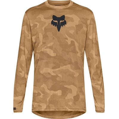 Fox, Herren, Velotrikot, Ranger Tru Dri LS Jersey (S), Braun, Beige, S Fox, Herren, Velotrikot, Ranger Tru Dri LS Jersey (S), Braun, Beige, S