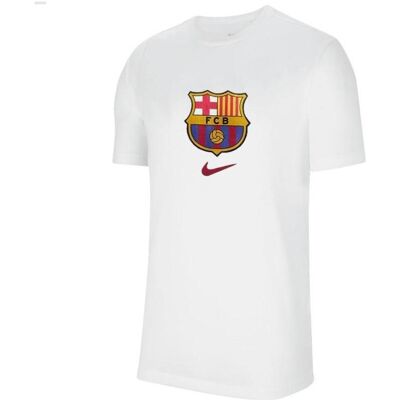 Nike, Fussballtrikot, FC Barcelona T-Shirt IM1659-100, weiss (M), Weiss, M Nike, Fussballtrikot, FC Barcelona T-Shirt IM1659-100, weiss (M), Weiss, M
