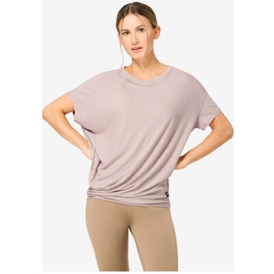 Super Natural, Damen, Sportshirt, Women's Yoga Loose Tee (M), Rosa Super Natural, Damen, Sportshirt, Women's Yoga Loose Tee (M), Rosa