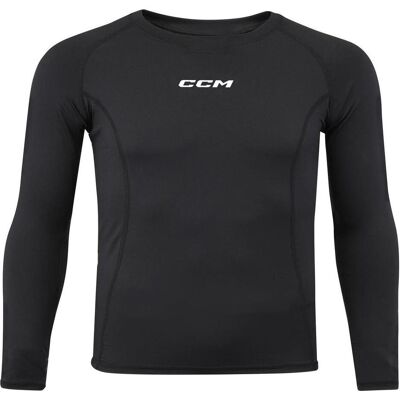 CCM, Sportshirt, Kompressions-Langarmshirt für Jugendliche, Schwarz, XL (4509826) (XL), XL CCM, Sportshirt, Kompressions-Langarmshirt für Jugendliche, Schwarz, XL (4509826) (XL), XL