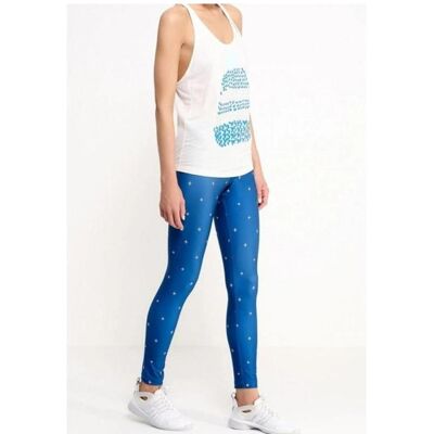 Reebok, Damen, Tights, Damen-Leggings, lang, blau (S), Blau Reebok, Damen, Tights, Damen-Leggings, lang, blau (S), Blau
