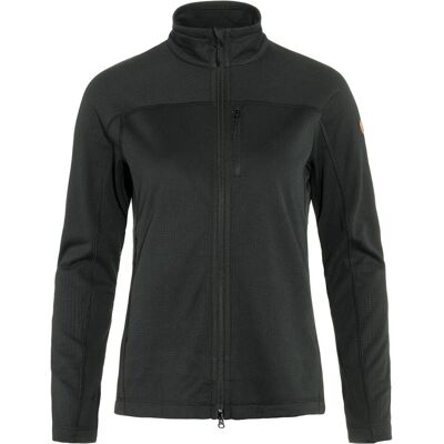 Fjällräven, Damen, Outdoorjacken, Women's Abisko Lite Fleece Jacket (L), Schwarz, L Fjällräven, Damen, Outdoorjacken, Women's Abisko Lite Fleece Jacket (L), Schwarz, L