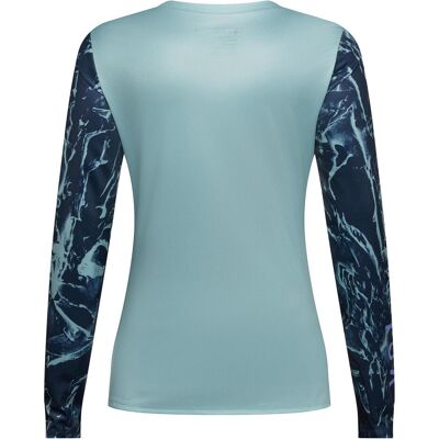 Fox, Damen, Velotrikot, W Ranger Ls Jersey Img Print (XL), Blau, XL Fox, Damen, Velotrikot, W Ranger Ls Jersey Img Print (XL), Blau, XL