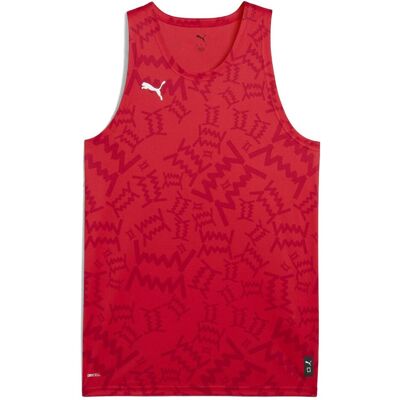 Puma Herren, Sportshirt, teamJAWS Graphic Jersey (M), Rot, M Puma Herren, Sportshirt, teamJAWS Graphic Jersey (M), Rot, M