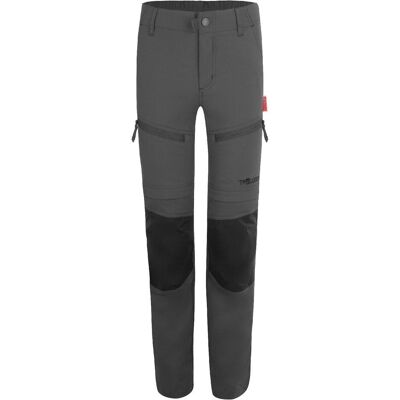 Trollkids, Unisex, Outdoorhose, Kid's Nordfjord Zip-Off Pants (122), Grau Trollkids, Unisex, Outdoorhose, Kid's Nordfjord Zip-Off Pants (122), Grau