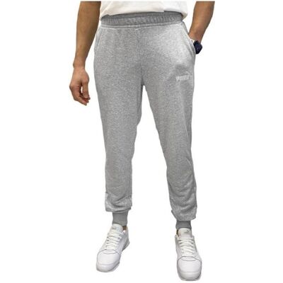 Puma Herren, Sporthose, Ess+ 2 Col Logo Trainingshose (M), Grau, Silber Puma Herren, Sporthose, Ess+ 2 Col Logo Trainingshose (M), Grau, Silber
