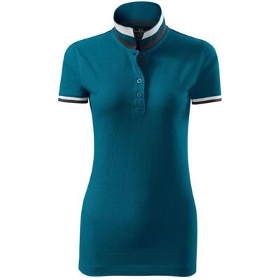 Malfini, Damen, Funktionsshirt, Collar Up W Polo Shirt MLI-25793 petrol blue (S), Blau, S Malfini, Damen, Funktionsshirt, Collar Up W Polo Shirt MLI-25793 petrol blue (S), Blau, S