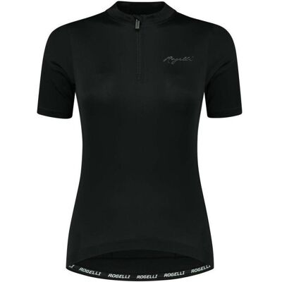 Rogelli Schwarzes Radtrikot - Komfort Fit - 3 Taschen - 2XL Rogelli Schwarzes Radtrikot - Komfort Fit - 3 Taschen - 2XL