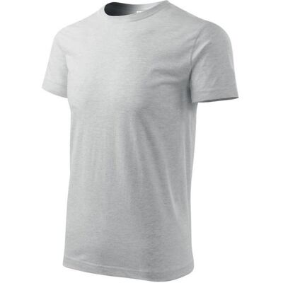 Adler, Herren, Sportshirt, Basic T-shirt M MLI-12903 (4XL), Grau, Silber, 4XL Adler, Herren, Sportshirt, Basic T-shirt M MLI-12903 (4XL), Grau, Silber, 4XL
