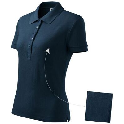 Malfini, Damen, Shirts, Cotton W MLI-21302 navy blue polo shirt, Blau, (S) Malfini, Damen, Shirts, Cotton W MLI-21302 navy blue polo shirt, Blau, (S)