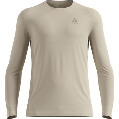 Odlo, Herren, Funktionsshirt, Natural Merino 160 Base Layer Langarmshirt (XXL), Grau, Beige, XXL Odlo, Herren, Funktionsshirt, Natural Merino 160 Base Layer Langarmshirt (XXL), Grau, Beige, XXL